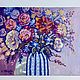 Order  Oil painting ' Decorative bouquet'. Fine Art for Joy. Livemaster. . Pictures Фото №3
