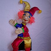 Giuseppe the organ grinder. A glove puppet
