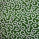 Fabric Cotton Moscow Satin Chinese Monogram green Leaves, Fabric, Moscow,  Фото №1