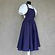 Order Indigo linen sundress. pugovkino delo (Pugovkino-delo). Livemaster. . Sundresses Фото №3
