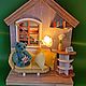 Миниатюрный Тедди для куклы. Интерьерная кукла. Lerlik_miniatures. Ярмарка Мастеров.  Фото №5