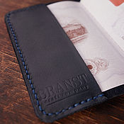 Канцелярские товары handmade. Livemaster - original item Passport cover Chagra. Handmade.