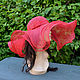 Red summer hat. Hats1. Novozhilova Hats. My Livemaster. Фото №4