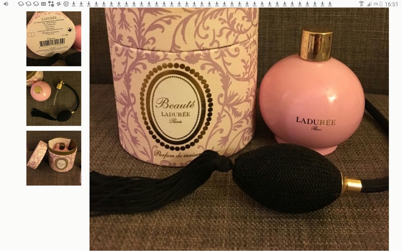 Винтаж: Духи ФРАНЦИЯ LADUREE 100ml,новые,пломба,винтаж купить в ...