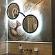 Декор в ванной Кот в очках зеркалах, Декор, Москва,  Фото №1