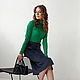 Turtleneck made of viscose Green, turtleneck badlon knitwear green. Turtleneck Sweaters. mozaika-rus. My Livemaster. Фото №7