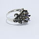 Order Ring marcasite cubic zirconia silver 925 VAR0004. Sunny Silver. Livemaster. . Rings Фото №3