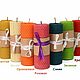 Candle made of natural wax D5 H13. Colored candle. Art.60010, Candles, Tomsk,  Фото №1