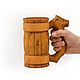 Wood mug with carved handle 'lion' 0,5 l. Beer mug. Mugs and cups. SiberianBirchBark (lukoshko70). Online shopping on My Livemaster.  Фото №2