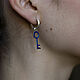 Order Earrings 'Keys' Silver, hot enamel. stepan-klimov. Livemaster. . Earrings Фото №3