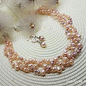 Bracelet earrings chalcedony Quartz