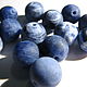 Sodalite 10 mm. Sodalite natural, matte. Beads1. Elena (luxury-fittings). Online shopping on My Livemaster.  Фото №2