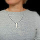Pendant of bone. A fang with an ornament 'plowed field'. Pendant. Bone and Stone, Runes and Amulets. Online shopping on My Livemaster.  Фото №2