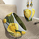 Earrings 'Yellow tulips' from polymer clay. Earrings. AleksPolymer. My Livemaster. Фото №4