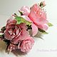 Hairpin - automatic rose-Camellia No. №2 Pink
