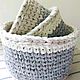 A set of crochet baskets for decoration and storage of the knitting yarn. C/b. Basket. irina-belaya-3. Online shopping on My Livemaster.  Фото №2