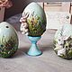 Order Easter eggs: Set of Hares in the grass, with voluminous decor and painting. BronvenGift (bronven). Livemaster. . Eggs Фото №3