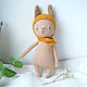 Crocheted rattle-Autumn Bunny. Rattles. LillyShop. My Livemaster. Фото №5