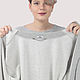 Order Long cotton cardigan light grey with lurex. Yana Levashova Fashion. Livemaster. . Cardigans Фото №3