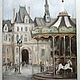 Paris Oil Painting Carousel Cityscape Architecture. Pictures. Viktorianka. Online shopping on My Livemaster.  Фото №2