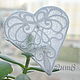 Embroidery applique heart patch termo FSL free. Applications. materials for creative Anna Sintez. Online shopping on My Livemaster.  Фото №2
