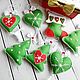 Christmas felt toys in a gift box, Christmas decorations, Mozhaisk,  Фото №1