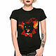 Cotton T-shirt 'Vampire Cat'. T-shirts and undershirts for men. Dreamshirts. Online shopping on My Livemaster.  Фото №2