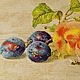 Картина: Вышитая крестом "Персики со сливами" (Лето). Картины. Julia Oak (Вышивка и шитьё). Ярмарка Мастеров.  Фото №4