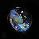 Glass ball Cosmonautics Day. Sphere Meditation Universe Cosmos Marble. Kaleidoscopes. Olga Bukina Cosmic glass. My Livemaster. Фото №4