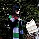 Harry Potter Slytherin scarf knitted scarf Draco Malfoy. Scarves. HappyFingers Movie store (happyfingers). My Livemaster. Фото №4