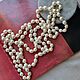 Pearl thread, vintage baroque Japanese pearls, Vintage necklace, St. Petersburg,  Фото №1