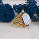  "ИТАЛИЯ" с адуляром. Перстень. 'Yarko' silver&gold. Ярмарка Мастеров.  Фото №4