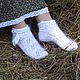 Down socks 'Autumn leaves' women's shortened. Socks. Down shop (TeploPuha34). My Livemaster. Фото №4