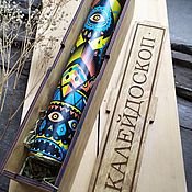 Сувениры и подарки handmade. Livemaster - original item Kaleidoscopes with prints in a wooden box. Handmade.