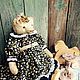 мишка тедди Барышня. Мишки Тедди. Юлия Тужикова ♥Good Bears♥. Интернет-магазин Ярмарка Мастеров.  Фото №2