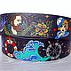 Tattoo Marin Style Hand Painted Leather Belt, Straps, St. Petersburg,  Фото №1