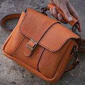 Amely - brown leather women's bag