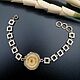 A chain bracelet with a slice of quartz 'Sunny'. Chain bracelet. Jewelry just for You (G-Korchagina). My Livemaster. Фото №4