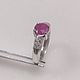 Silver ring with ruby, Rings, Kaliningrad,  Фото №1