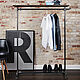 Modena - clothes rack made of steel pipes in loft style, Hanger, Moscow,  Фото №1
