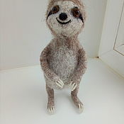 Куклы и игрушки handmade. Livemaster - original item felt toy: Sloth. Handmade.