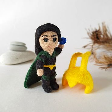 Куклы и игрушки ручной работы. Ярмарка Мастеров - ручная работа Войлочная игрушка Локи. Необычный подарок мужчине. Герой комиксов. Handmade.