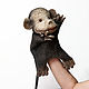 Hand toy monkey, monkey puppet for puppet theater, Puppet show, Rostov-on-Don,  Фото №1