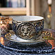 Tea porcelain pair 'Byzantium' with a lion. Single Tea Sets. KASTdecor. Online shopping on My Livemaster.  Фото №2