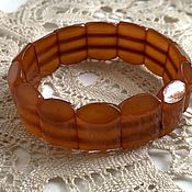 Винтаж handmade. Livemaster - original item Vintage amber bracelet USSR amber vintage. Handmade.