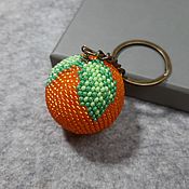 Сумки и аксессуары handmade. Livemaster - original item keychain: juicy Mandarin. Handmade.
