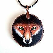 Украшения handmade. Livemaster - original item Pendant: Fox. Handmade.