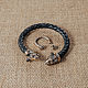 Bracelet 'Faithful Bull Terrier' bronze. Braided bracelet. Belogor.store (belogorstore). Online shopping on My Livemaster.  Фото №2