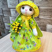 Куклы и игрушки handmade. Livemaster - original item Toy bunny Freckle. Handmade.