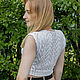 Openwork Knitted Top / Summer Crop Top. Tanks. Knitwear shop Fairy Tale by Irina. My Livemaster. Фото №4
